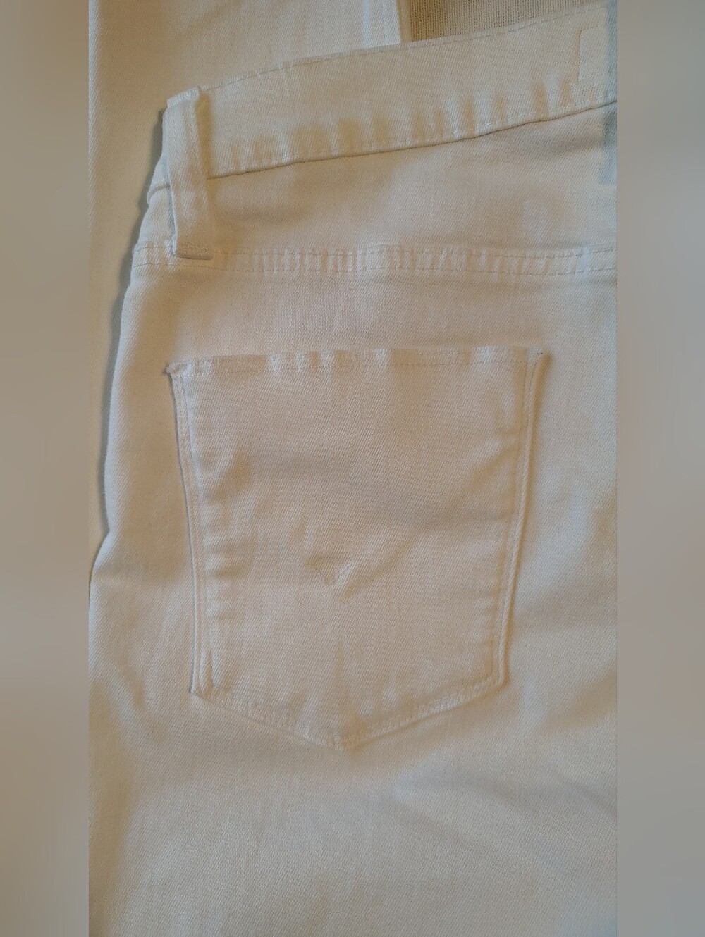Hudson MidRise Nico White Super Skinny Raw Hem Ankle Women's Jeans Size 28 NWOT - Picture 9 of 11